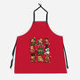 Christmas Capybaras-Unisex-Kitchen-Apron-GoshWow