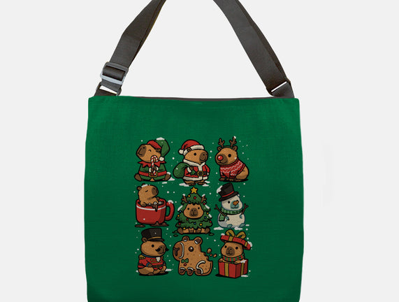 Christmas Capybaras