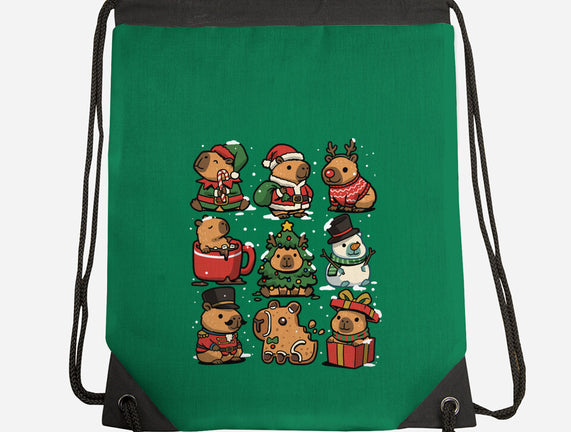 Christmas Capybaras