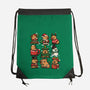 Christmas Capybaras-None-Drawstring-Bag-GoshWow