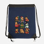 Christmas Capybaras-None-Drawstring-Bag-GoshWow