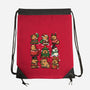 Christmas Capybaras-None-Drawstring-Bag-GoshWow