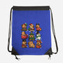 Christmas Capybaras-None-Drawstring-Bag-GoshWow