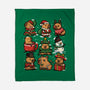 Christmas Capybaras-None-Fleece-Blanket-GoshWow