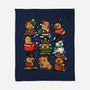 Christmas Capybaras-None-Fleece-Blanket-GoshWow