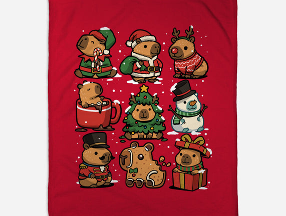 Christmas Capybaras