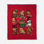 Christmas Capybaras-None-Fleece-Blanket-GoshWow
