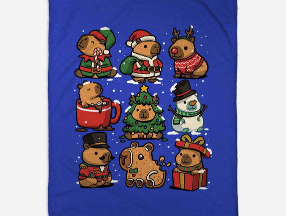 Christmas Capybaras