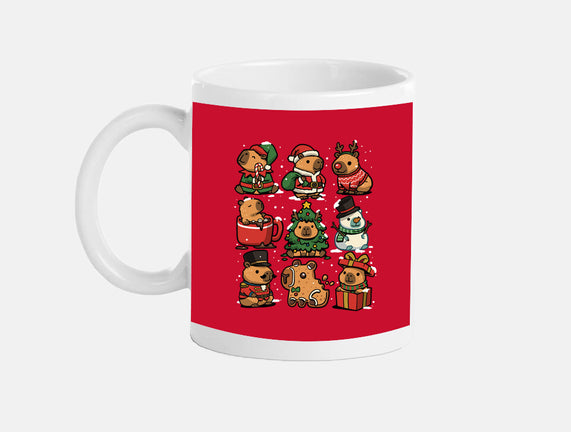 Christmas Capybaras
