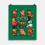 Christmas Capybaras-None-Matte-Poster-GoshWow