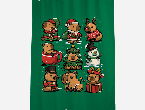 Christmas Capybaras