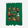 Christmas Capybaras-None-Polyester-Shower Curtain-GoshWow