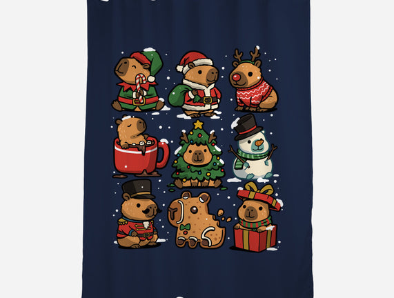 Christmas Capybaras