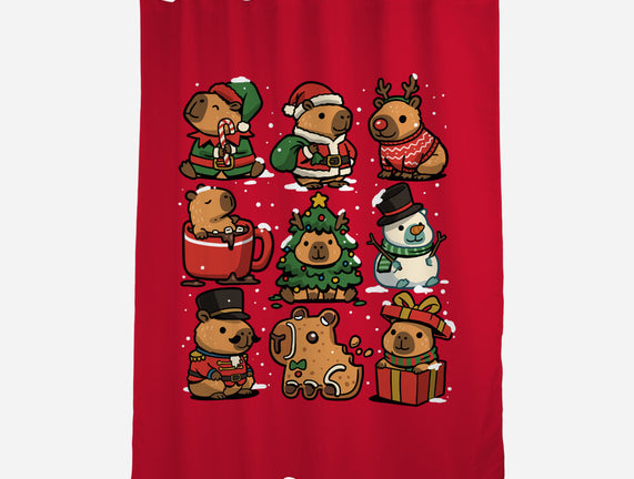 Christmas Capybaras