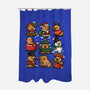 Christmas Capybaras-None-Polyester-Shower Curtain-GoshWow