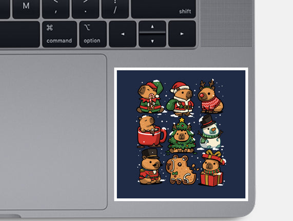 Christmas Capybaras