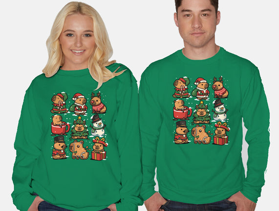 Christmas Capybaras