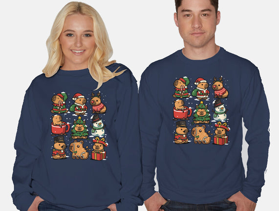 Christmas Capybaras