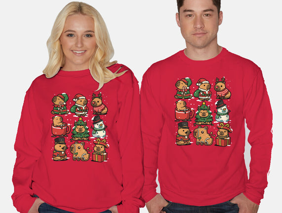 Christmas Capybaras