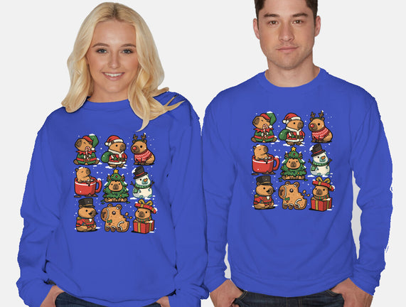 Christmas Capybaras