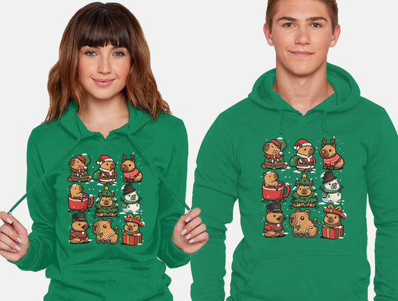 Christmas Capybaras