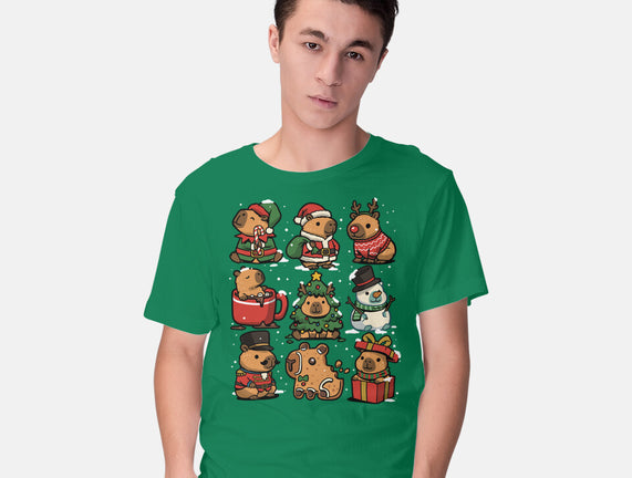 Christmas Capybaras