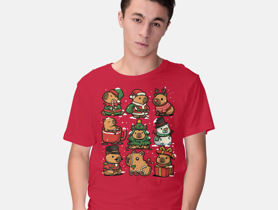 Christmas Capybaras