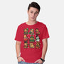 Christmas Capybaras-Mens-Basic-Tee-GoshWow