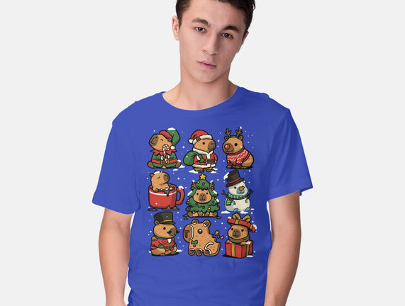 Christmas Capybaras