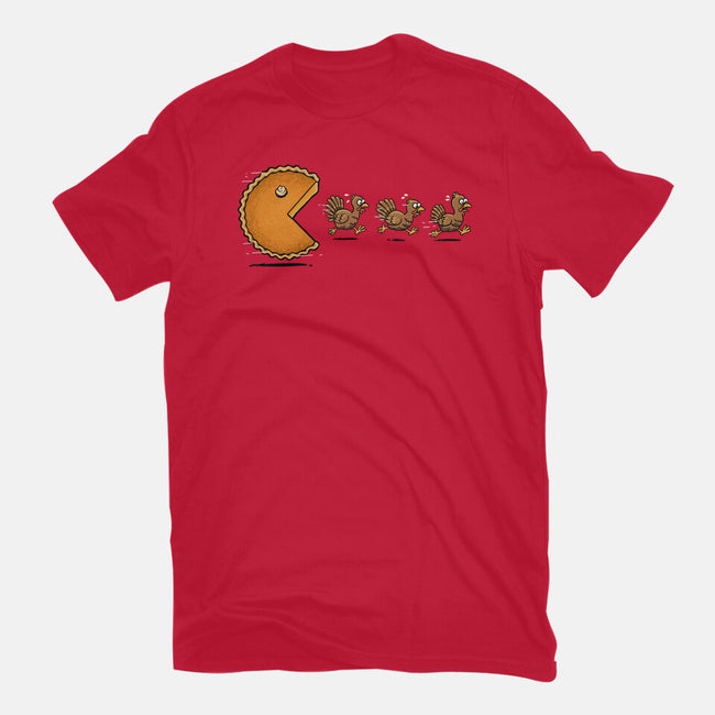 Pie-Man-Womens-Fitted-Tee-GoshWow