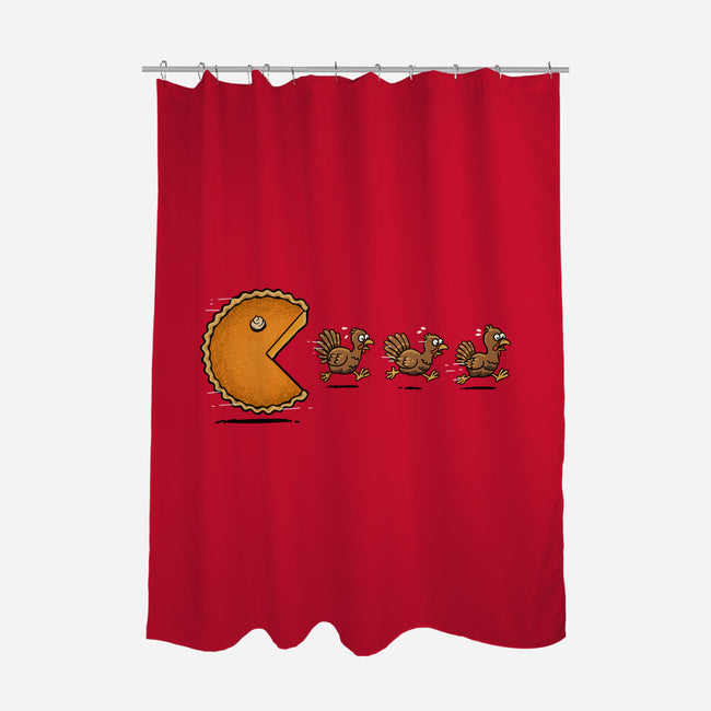 Pie-Man-None-Polyester-Shower Curtain-GoshWow