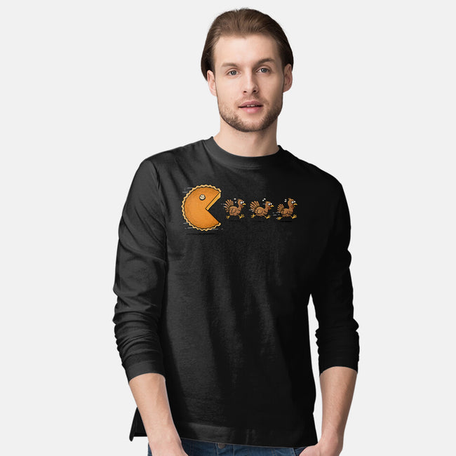 Pie-Man-Mens-Long Sleeved-Tee-GoshWow