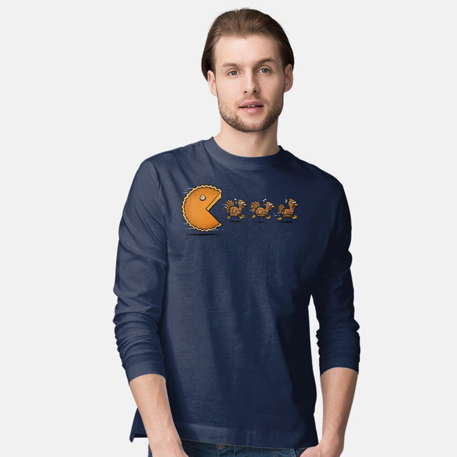 Pie-Man-Mens-Long Sleeved-Tee-GoshWow