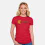 Pie-Man-Womens-Fitted-Tee-GoshWow