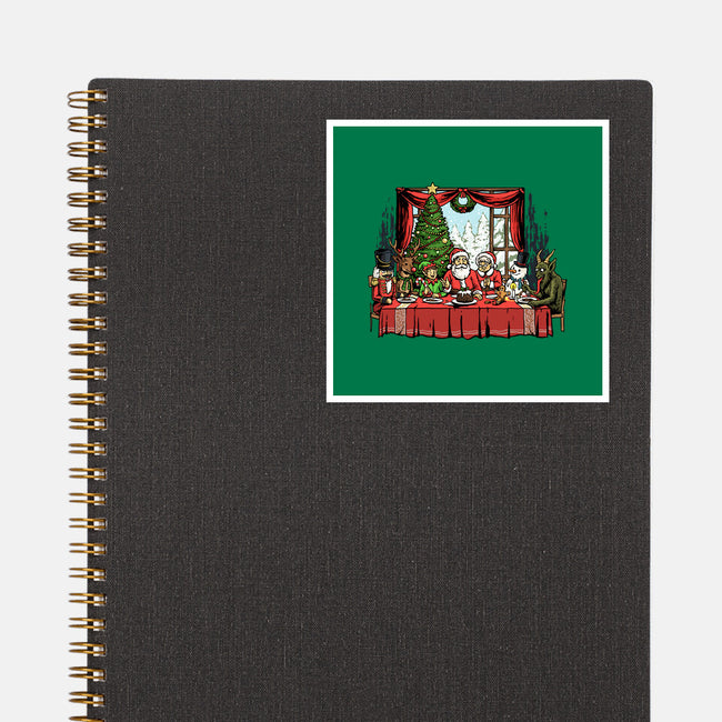 Last Christmas Supper-None-Glossy-Sticker-GoshWow