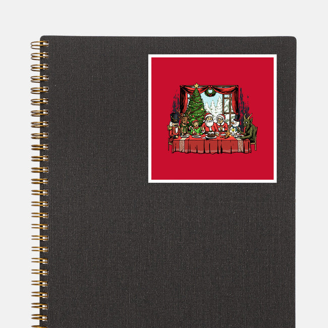 Last Christmas Supper-None-Glossy-Sticker-GoshWow