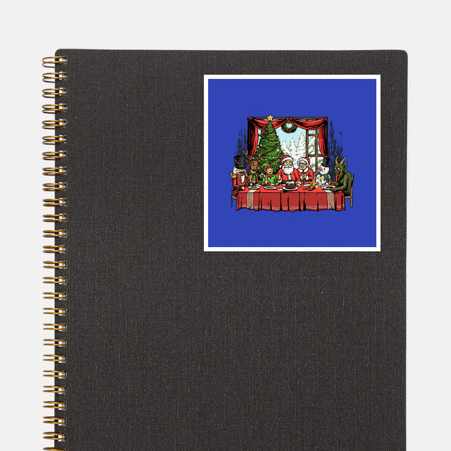 Last Christmas Supper-None-Glossy-Sticker-GoshWow