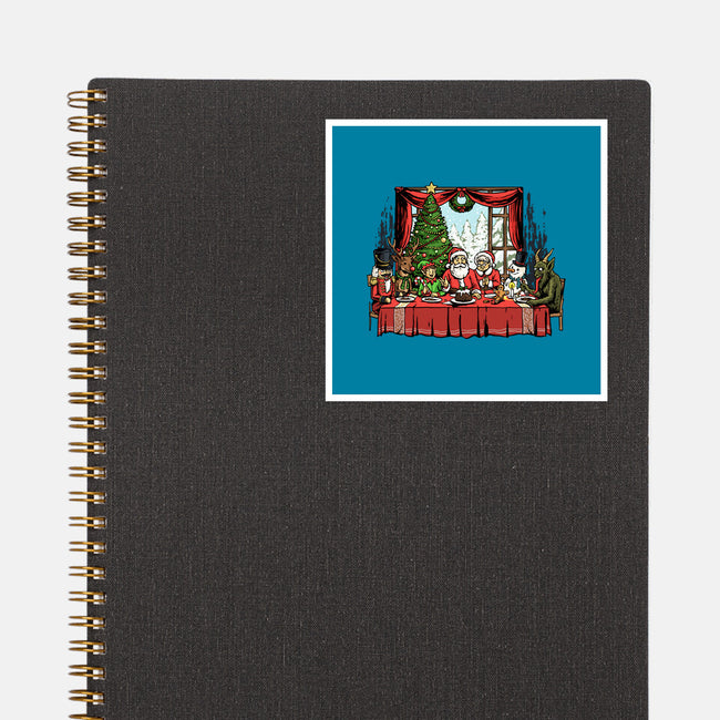 Last Christmas Supper-None-Glossy-Sticker-GoshWow