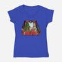 Last Christmas Supper-Womens-V-Neck-Tee-GoshWow