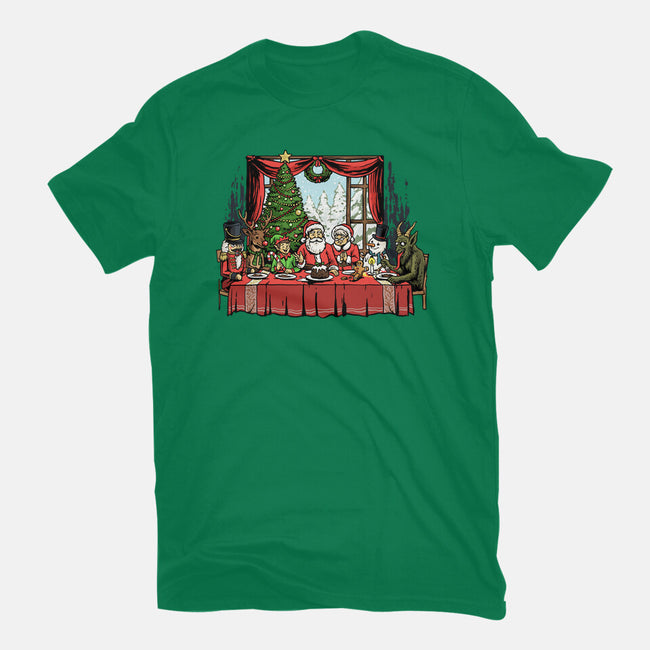 Last Christmas Supper-Womens-Fitted-Tee-GoshWow