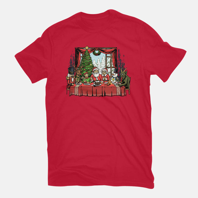 Last Christmas Supper-Womens-Fitted-Tee-GoshWow