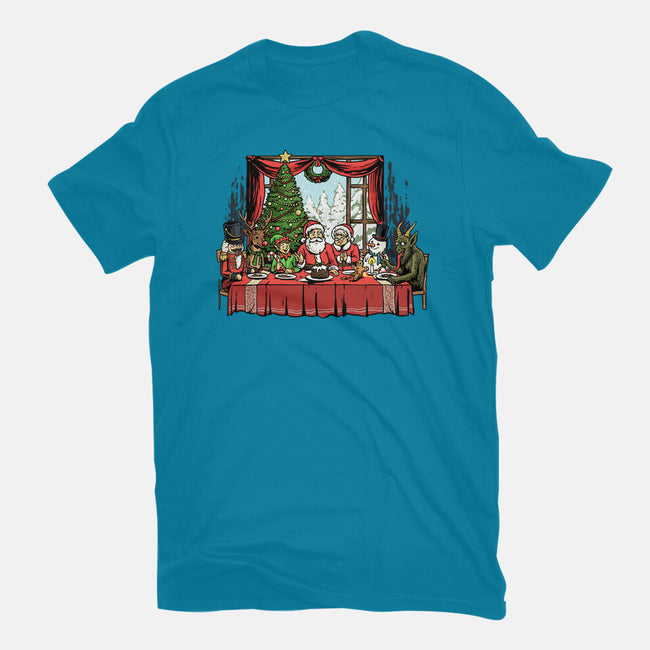Last Christmas Supper-Womens-Fitted-Tee-GoshWow
