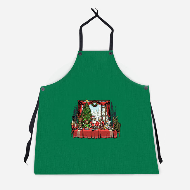 Last Christmas Supper-Unisex-Kitchen-Apron-GoshWow
