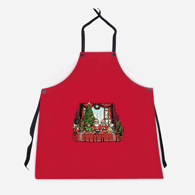 Last Christmas Supper-Unisex-Kitchen-Apron-GoshWow