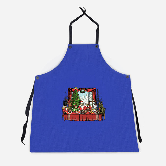 Last Christmas Supper-Unisex-Kitchen-Apron-GoshWow