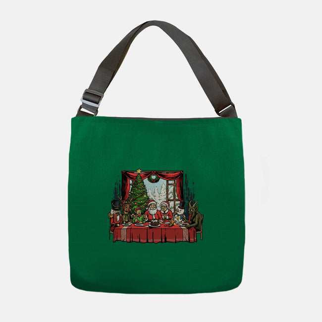 Last Christmas Supper-None-Adjustable Tote-Bag-GoshWow