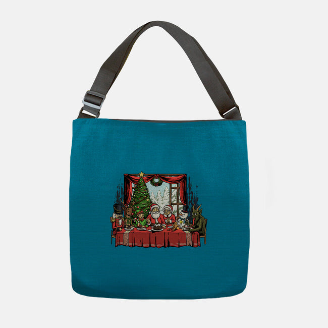 Last Christmas Supper-None-Adjustable Tote-Bag-GoshWow