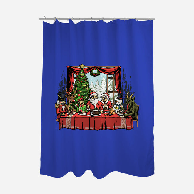 Last Christmas Supper-None-Polyester-Shower Curtain-GoshWow