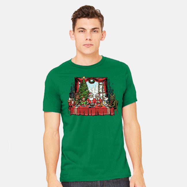 Last Christmas Supper-Mens-Heavyweight-Tee-GoshWow