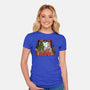 Last Christmas Supper-Womens-Fitted-Tee-GoshWow